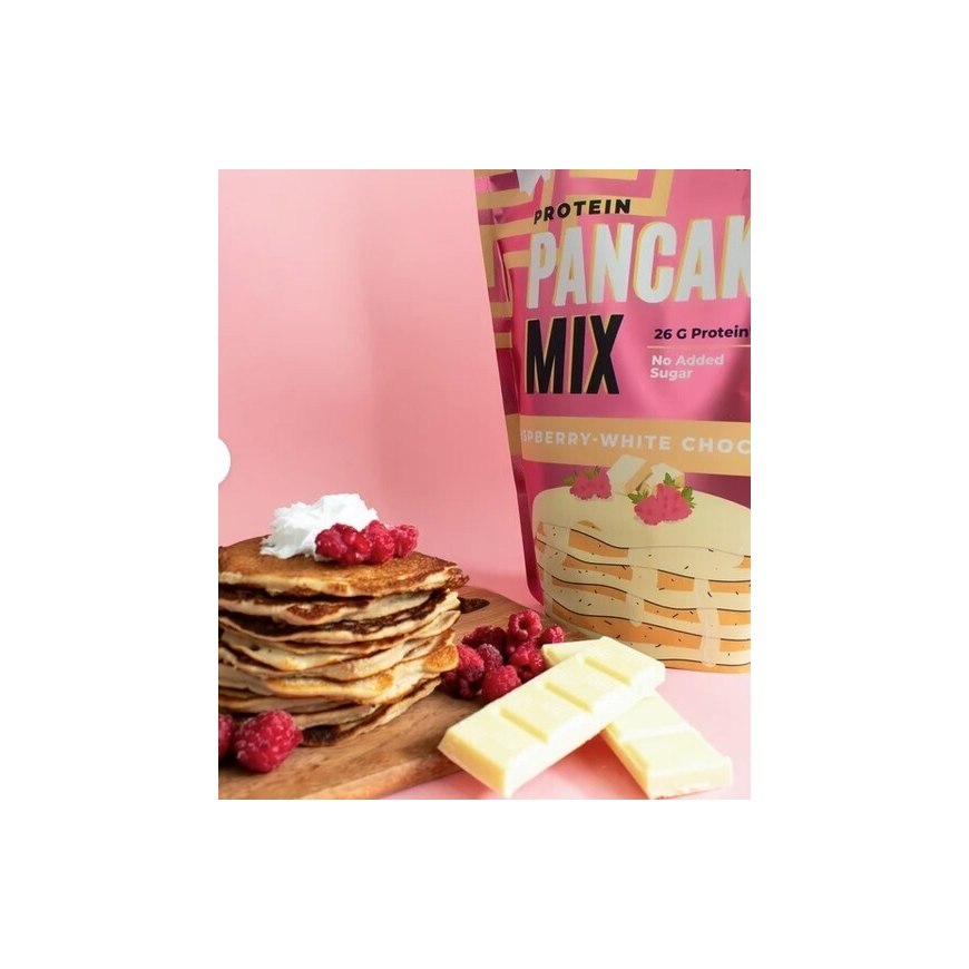 Puls Nutrition Protein Pancake mix, white chocolate-raspberry, 500 g – 2