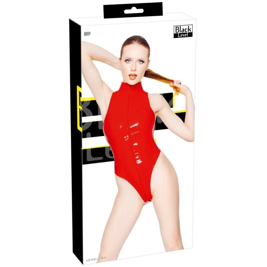 Black Level Body PVC-vetoketjuhuppari punainen S