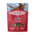 CARNILOVE CARNILOVE Koertele pehmead suupisted lõhe ja tüümiani, väikesed tükid, 200 g CARNILOVE CARNILOVE Koertele pehmead suupisted lõhe ja tüümiani, väikesed tükid, 200 g