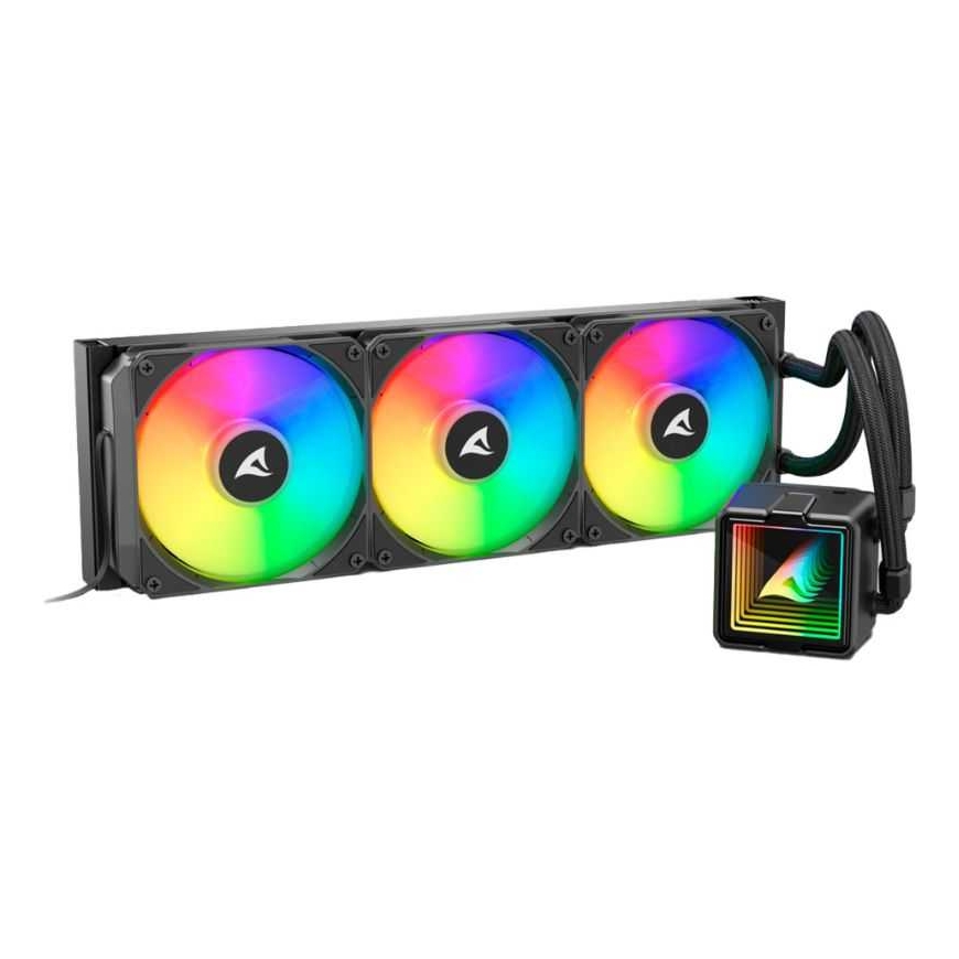 Sharkoon S100 ARGB 120 mm vandens aušinimas juodas – 2