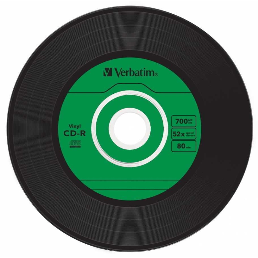 Verbatim CD-R AZO Vinyl 700MB Slim Case 10-pack – 2