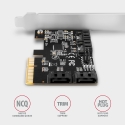 Axagon PCES-SA4X4 PCIe controller - 4x internal SATA 6G port, ASM1164, SP & LP