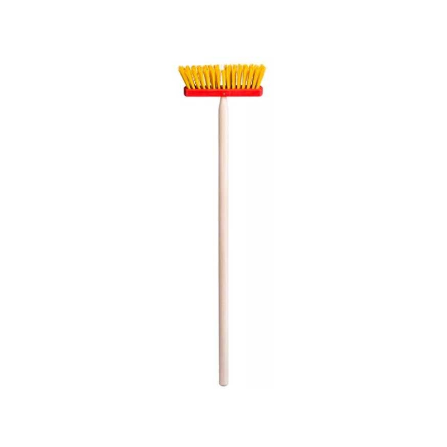 Woody 91887 Koks-plastmasas dārza rīks - birste (100cm)