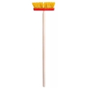 Woody 91887 Medžio-plastiko sodo įrankis - šluota (100cm)