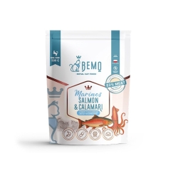 BEMO Кошачьи моряки Лосось и Кальмары - сухой корм для кошек - 500г
