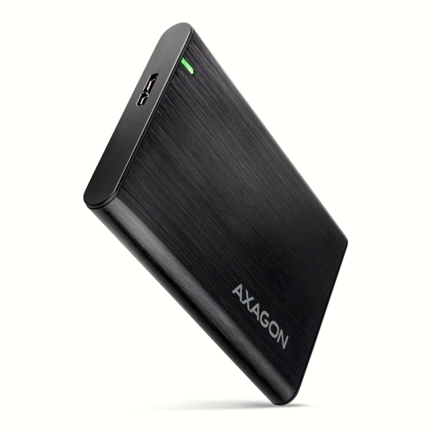 Axagon EE25-A6M tallennusaseman kotelo HDD-/SSD-kotelo Musta 2.5"