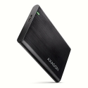 Axagon EE25-A6M saugojimo diskų korpusas HDD / SSD aptvaras Juoda 2.5" Axagon EE25-A6M saugojimo diskų korpusas HDD / SSD aptvaras Juoda 2.5"