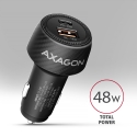 Axagon PWC-PQ48 PD3.0 & QC4+ 2xOUTPUTS car charger 48W