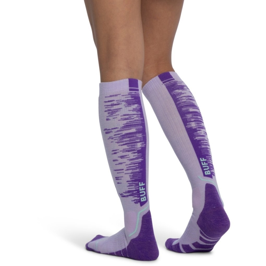 BUFF Merino HW Over The Calf Socks HWO2, Lilac L – 2