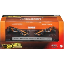 Mattel HOT WHEELS PREMIUM F1 kahe auto komplekt McLaren Lando Norris ja Oscar Piastri (JMM91)