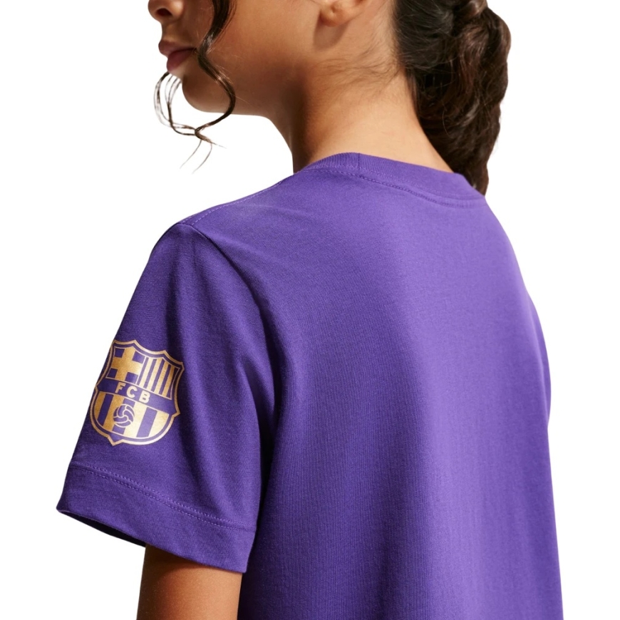 Nike FC Barcelona lasten t-paita violetti IQ5007 504 (L) – 4