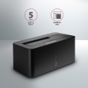 Axagon ADSA-SN HDD/SSD dokkimisjaam USB 3.2 Gen 1 (3.1 Gen 1) Type-A Must Axagon ADSA-SN HDD/SSD dokkimisjaam USB 3.2 Gen 1 (3.1 Gen 1) Type-A Must