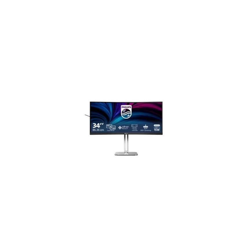 PHILIPS 34B2U5900C/00 34" DUAL Mode Curved Business -näyttö 21:9/5120x2160/350cdm2/2ms/DP HDMI USB-C | Philips | 34B2U5900C/00 |