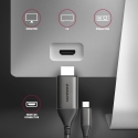 Axagon RVC-HI2MC видео кабель адаптер 1,8 m USB Type-C HDMI Черный Axagon RVC-HI2MC видео кабель адаптер 1,8 m USB Type-C HDMI Черный