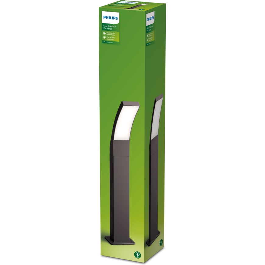 Philips Splay Pedestal -stalo lempa, antracitas, 2700K – 3