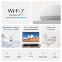 TP-Link BE3600 Двухдиапазонный (2,4Ггц/5Ггц) Wi-Fi 7 (802.11be) Белый 2 Внутренний