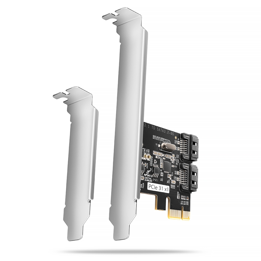 Axagon PCES-SJ2 интерфейсная карта/адаптер Внутренний SATA