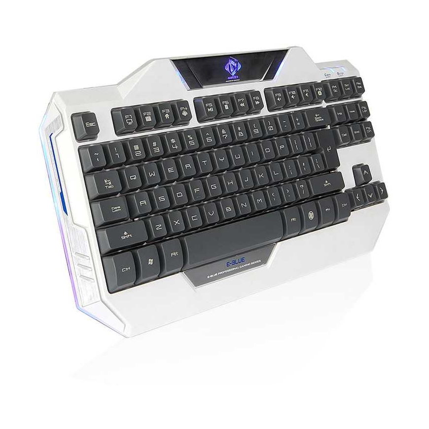 E-blue EKM811WHUSIU keyboard Mouse included USB Black, White – 3