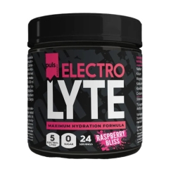 Puls Nutrition elektrolitų milteliai, avietė, 120 g