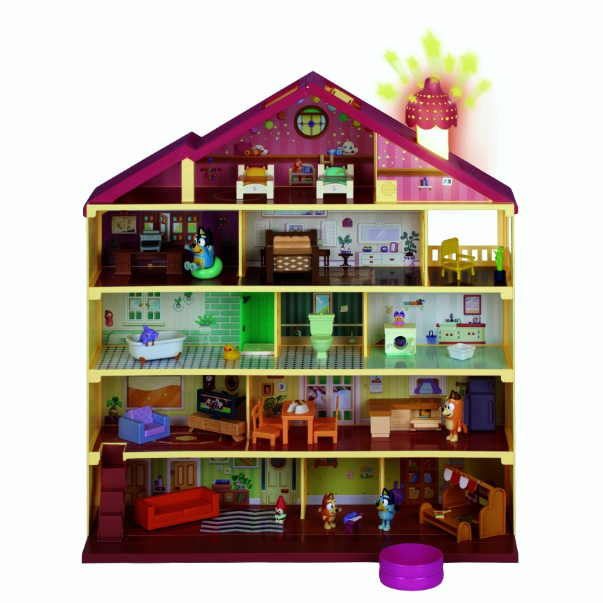 Bluey Deluxe Surprise four-story playhouse with lights and sounds – 3