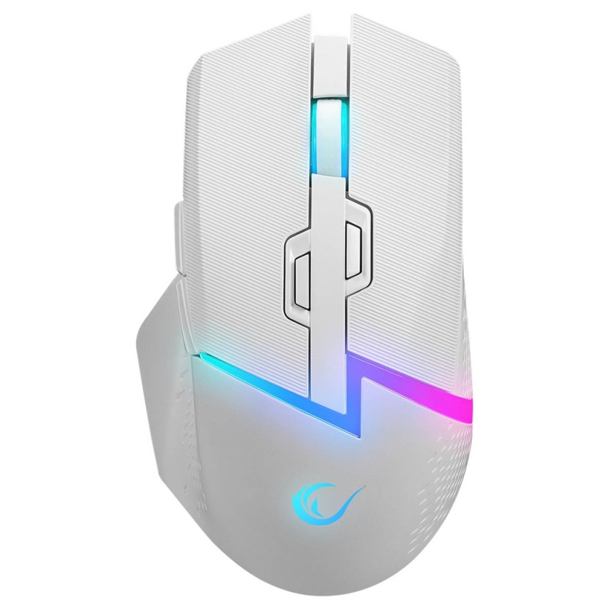 RAMPAGE DROP M3 V2 24000 DPI BALTA BEZLAIDĖ PELĖ – 2