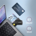 Axagon CRE-SMP2A USB Smart card & SD/microSD/SIM PocketReader smart card reader Indoor USB Type-A/US