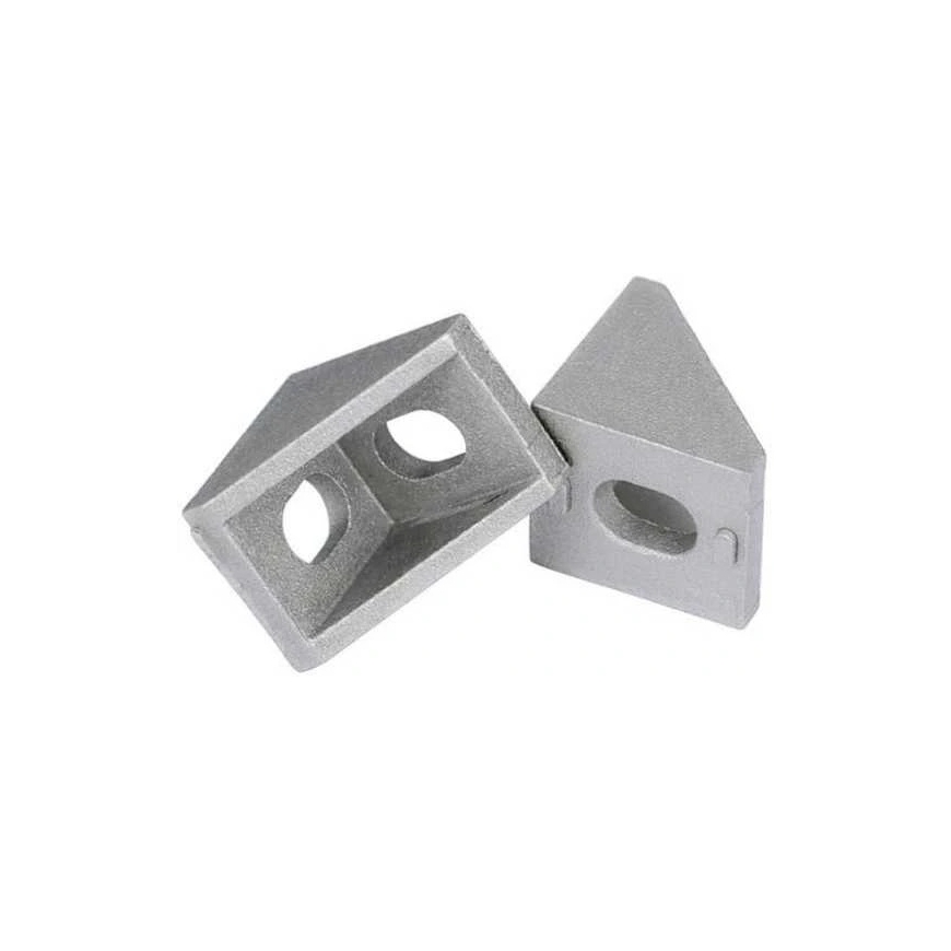 Oem Angle Bracket Drill for 2020 Aluminum Profiles - Silver with Screws – 5