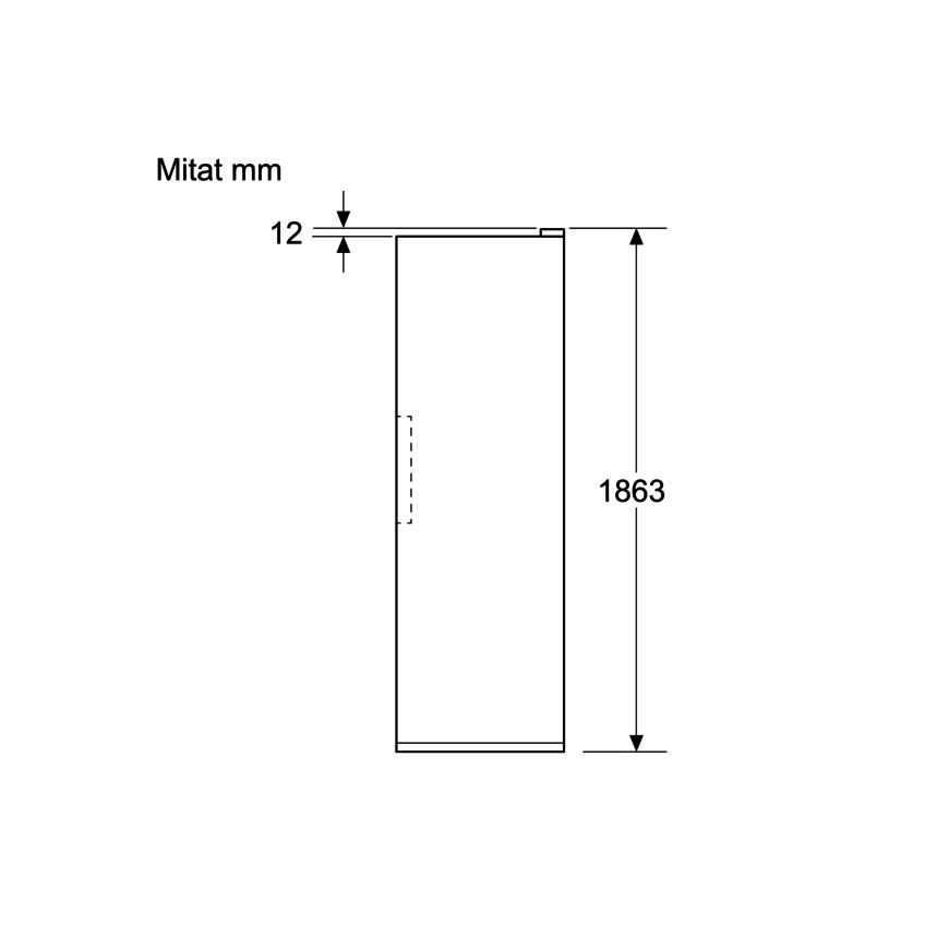 Siemens GS36NVICG iQ300 sisseehitatav külmik, harjatud teras, sõrmejälgi tõkestav – 5