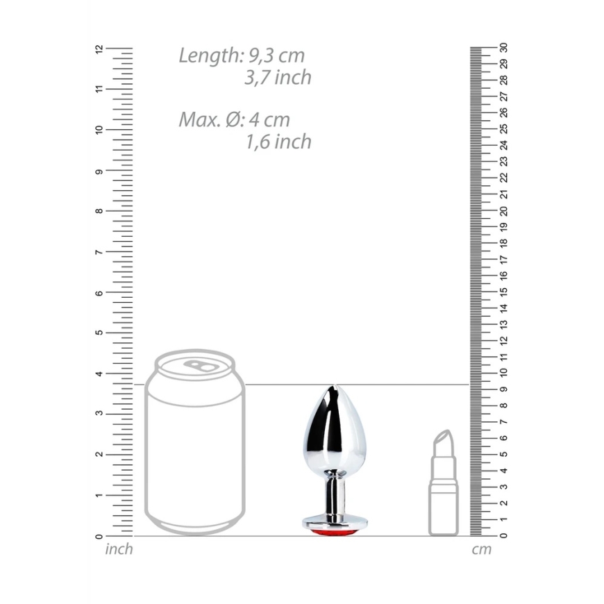 Ouch By Shots Ouch! METALLIST ANAALPLUG DIAMANDIGA 9.3 CM VEVEDE – 5