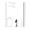 Ouch By Shots Ouch! METAL ANAL PLUG WITH DIAMOND 9.3 CM WATERPROOF Ouch By Shots Ouch! METAL ANAL PLUG WITH DIAMOND 9.3 CM WATERPROOF