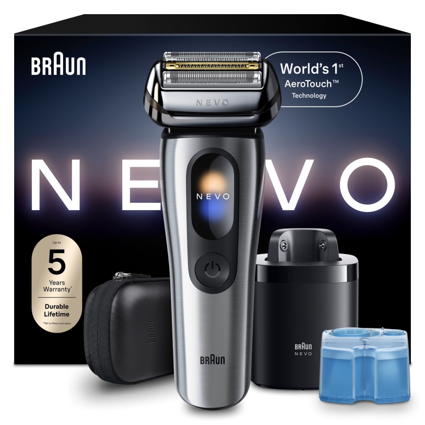 Braun NEVO skustuvas, NEVO15000C, sidabrinė