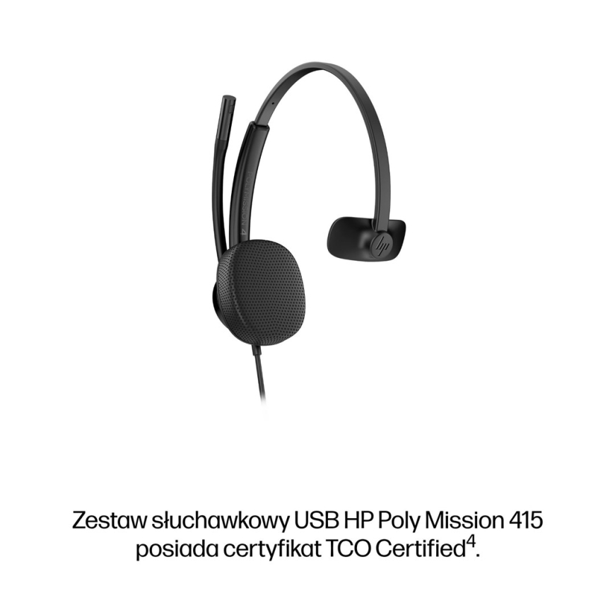 HP Poly Mission 415 USB AI Triukšmo Slopinimas – 3
