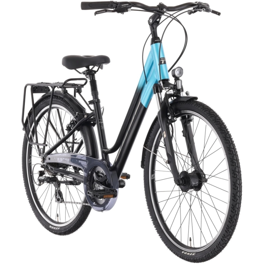 Велосипед Tabou Kinetic 2 JR W черный-туркуаз XS / 15" (Размер: XS / 15") – 2