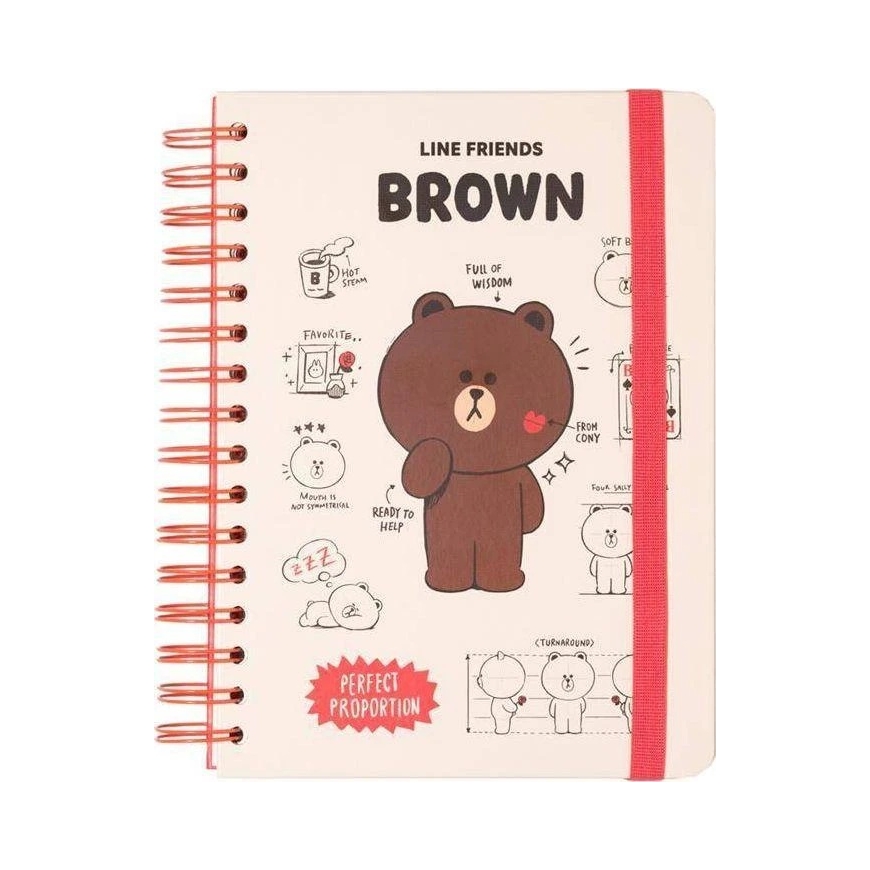 Line Friends Notes/A5 Notebook