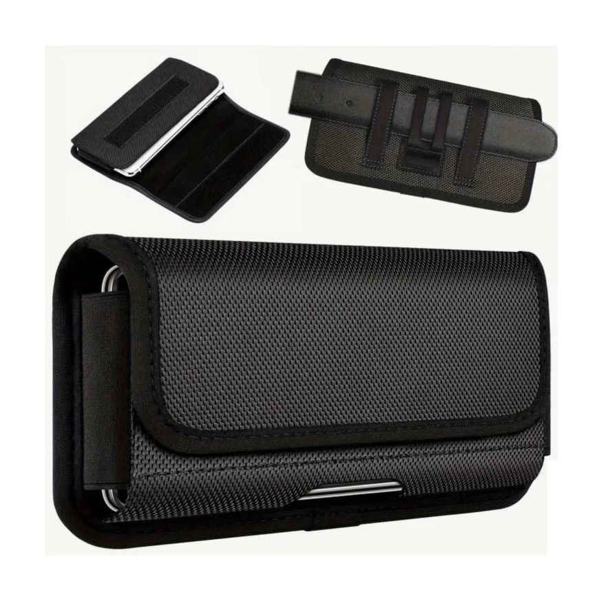 Riff Universal kangast nädalakott nutitelefonidele 5.7" - 6.3" Must – 4