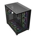 RAMPAGE PC CASE WITH TEMPERED GLASS Black RAMPAGE PC CASE WITH TEMPERED GLASS Black