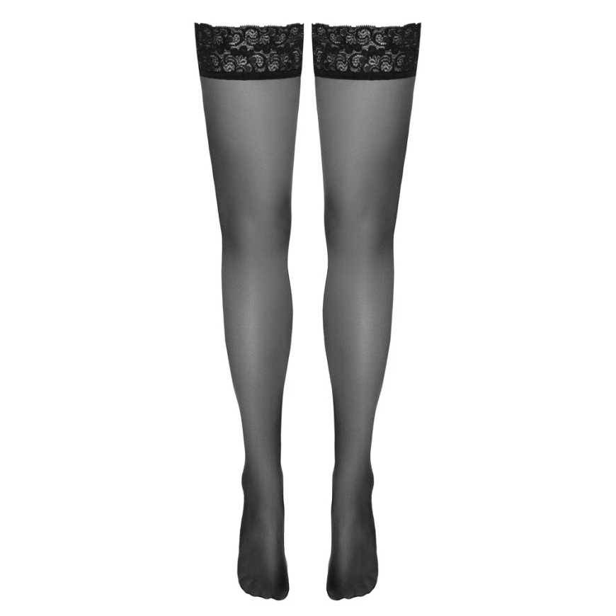 Cottelli Legwear Hold-up Stock musta 5 – 5