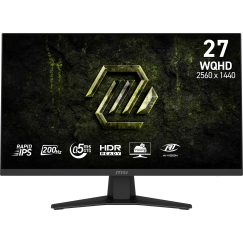 MSI MAG 274QF E20 computer monitor 68.6 cm (27") 2560 x 1440 pixels Wide Quad HD LCD Black