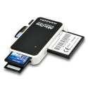 Axagon CRE-X1 кардридер USB 2.0 Черный, Белый Axagon CRE-X1 кардридер USB 2.0 Черный, Белый