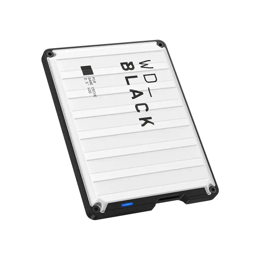 Western Digital WD_BLACK P10 ārējais cietais disks 2 TB 2,5" USB Type-A 2.0/3.2 Gen 1 (3.1 Gen 1) Balts