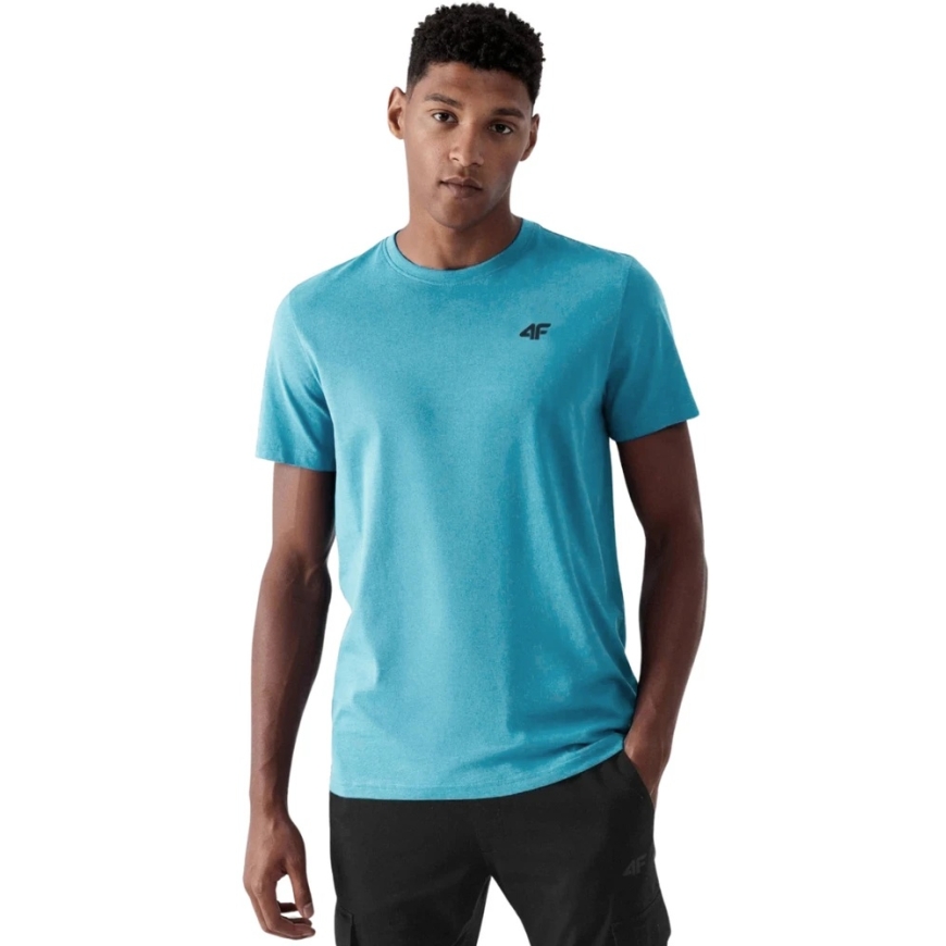 Men's T-shirts 4F M4481 3-pack green, blue, sand color 4FWSS26TTSHM4481 90S (M) – 3
