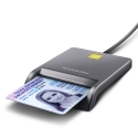 Axagon CRE-SM3T USB-A Smart / ID card Flat Reader