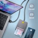 Axagon CRE-SM3T USB-A Smart / ID card Flat Reader