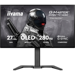 iiyama G-MASTER GOB2701QSC-B1 computer monitor 68.6 cm (27") 2560 x 1440 pixels 2K Ultra HD OLED Bla