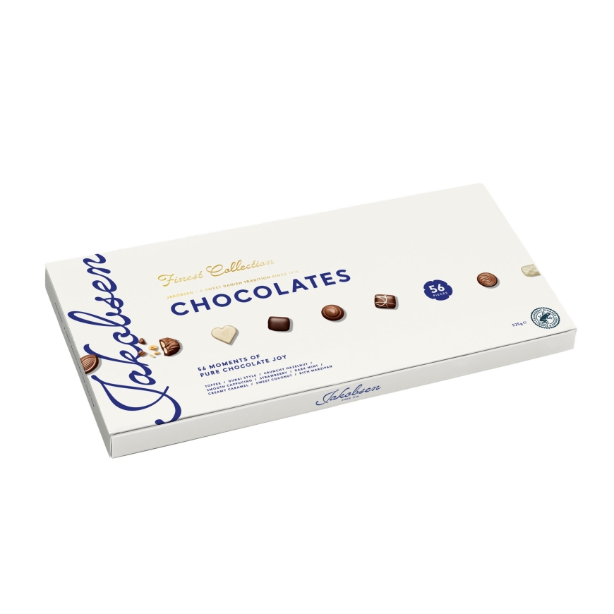 Jakobsen Chocolates asortimentas šokoladų, 520 g