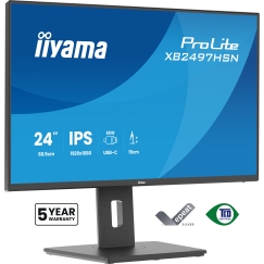 iiyama ProLite XB2497HSN-B1 computer monitor 60.5 cm (23.8") 1920 x 1080 pixels Full HD LED Black