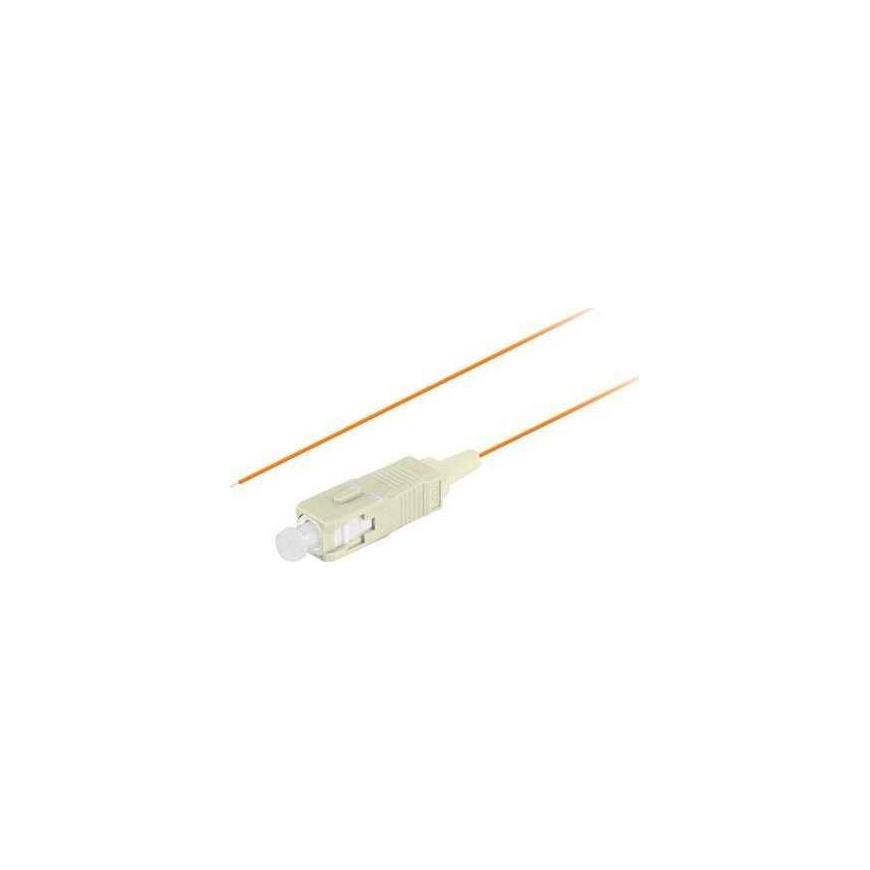 Lanberg Pigtail MM SC/UPC OM2 Easy Strip 50/125 2m Oranssi