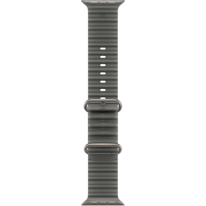 Apple 49 mm Läbipaistev must ookeaniband Loomulik titaneviimistlus