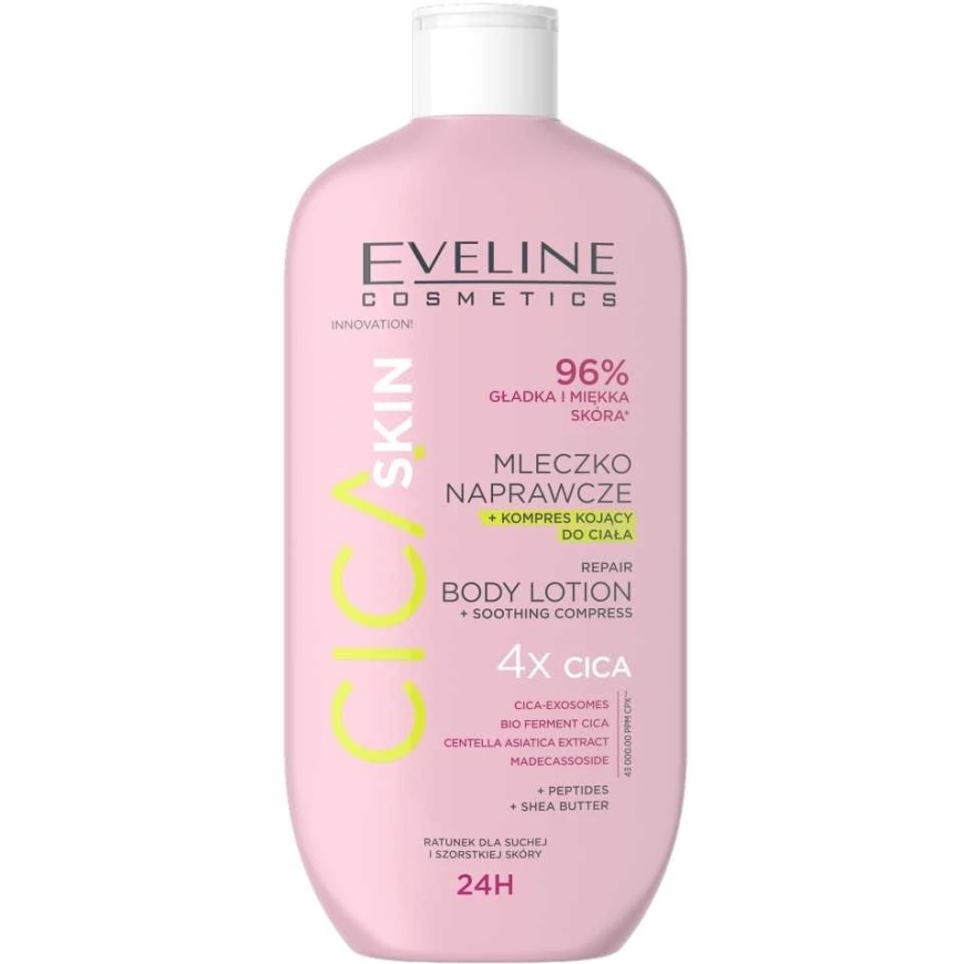 Eveline Cosmetics Cica ādas atjaunojošs piens + nomierinošs komprese 350 ml