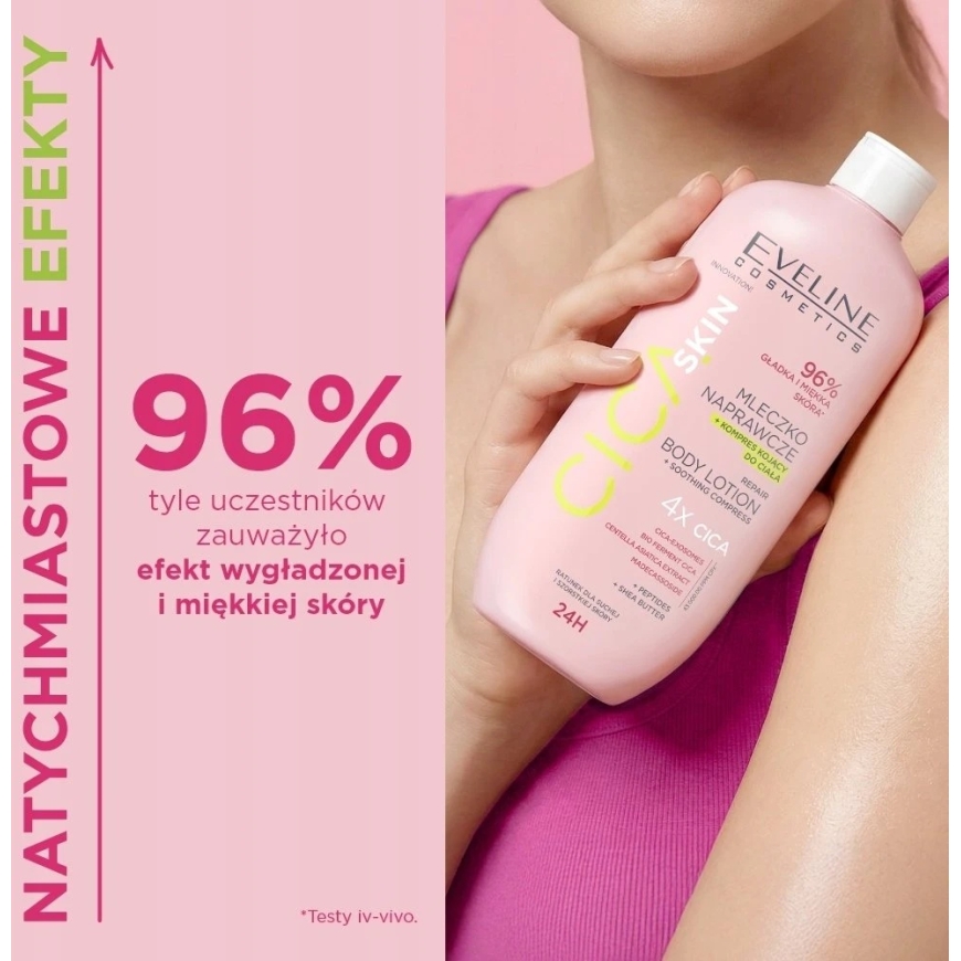 Eveline Cosmetics Cica naha taastav piim + rahustav kompress 350 ml – 5